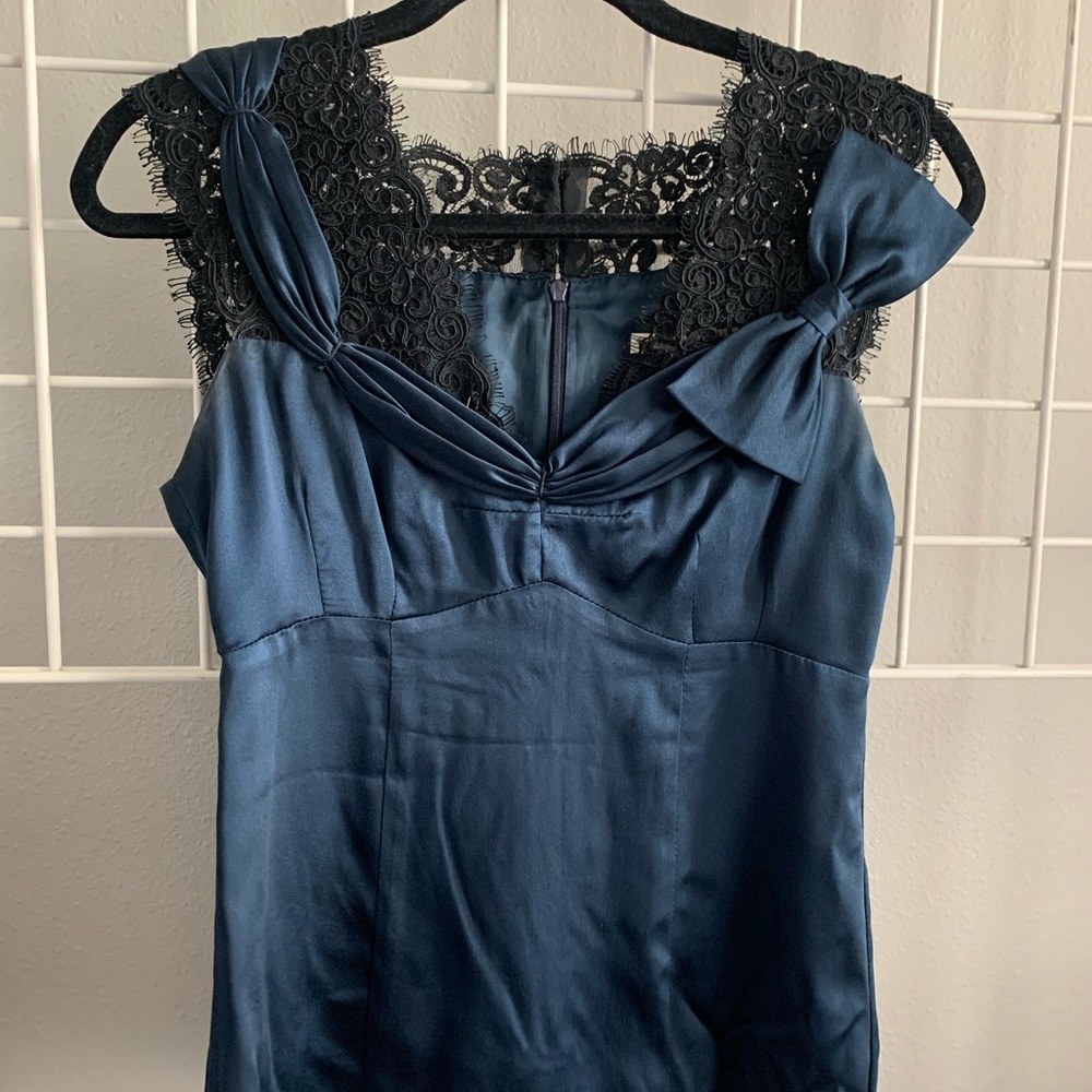 Nanette Lepore Lace Bow Detail Top